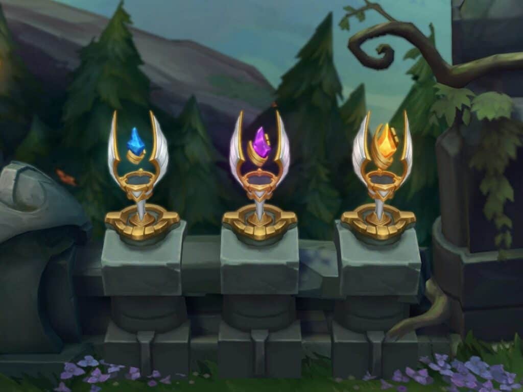 Clash Trophies on Summoner's Rift in League of Legends by Riot Games