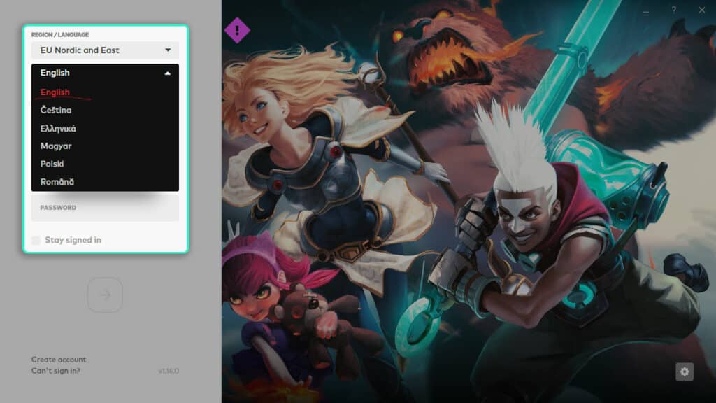 How to change League of Legends Language and voiceover in the new Riot Games Launcher