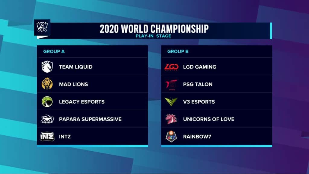 Worlds 2020 Play-In